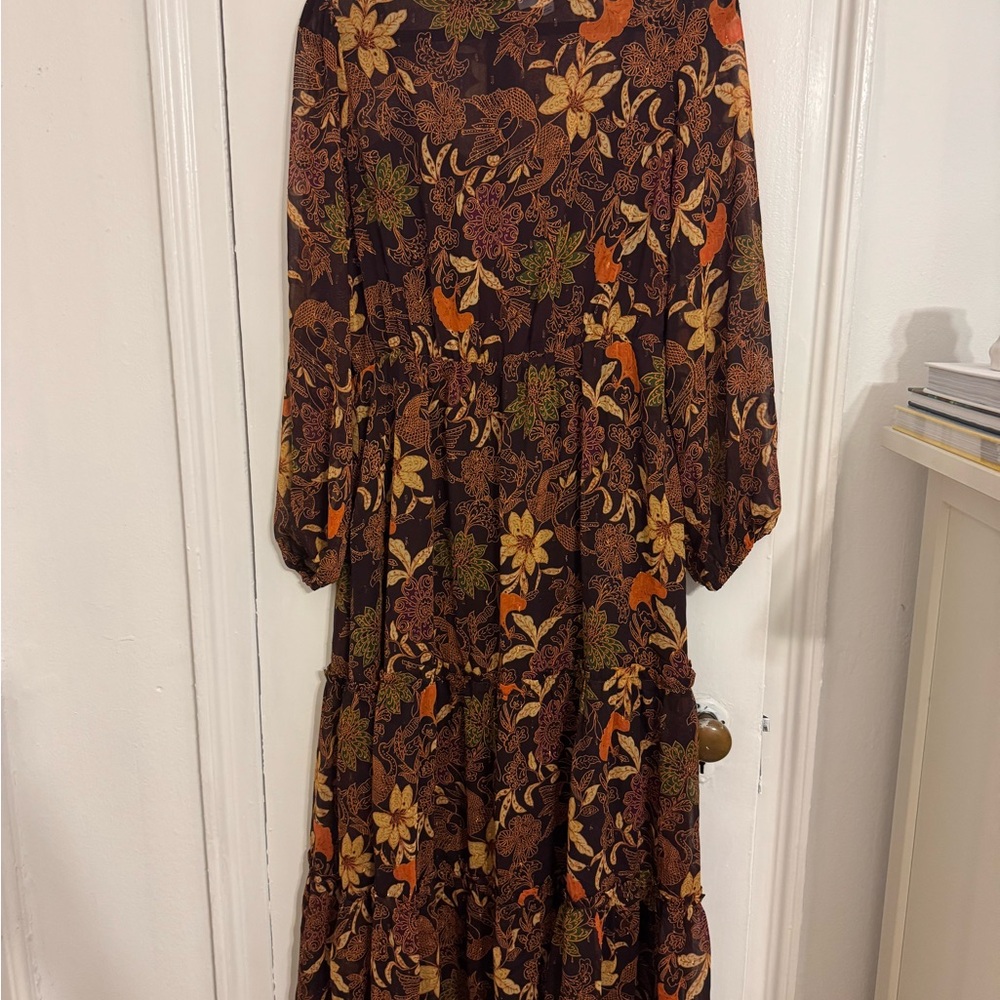 Lost + WanderFloral Long Sleeve Dress